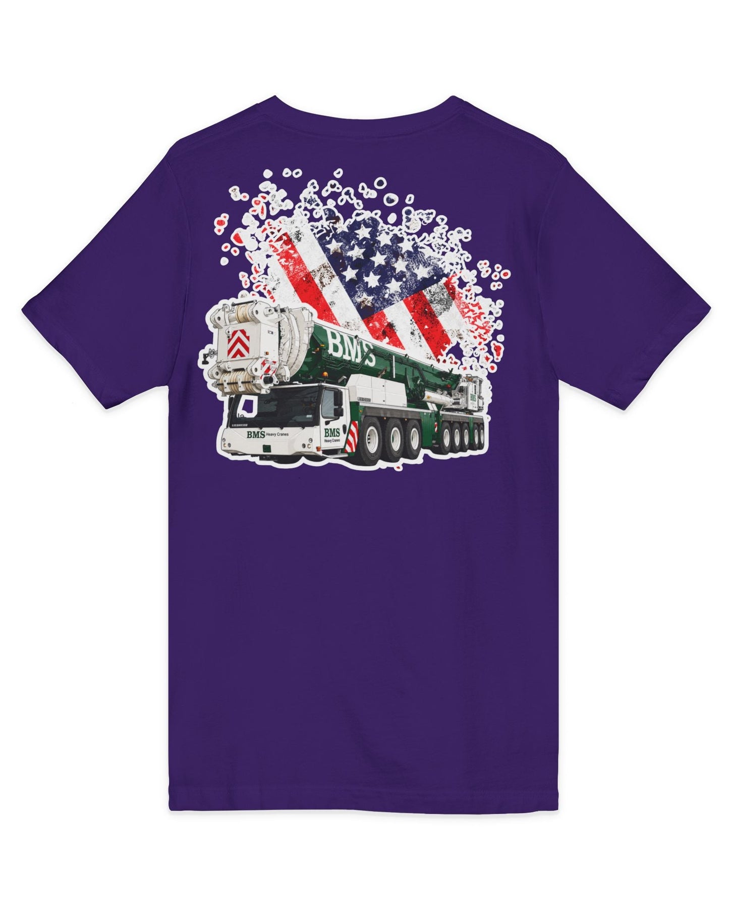 Crane V‑Neck Tee | American Flag | 4th July Series