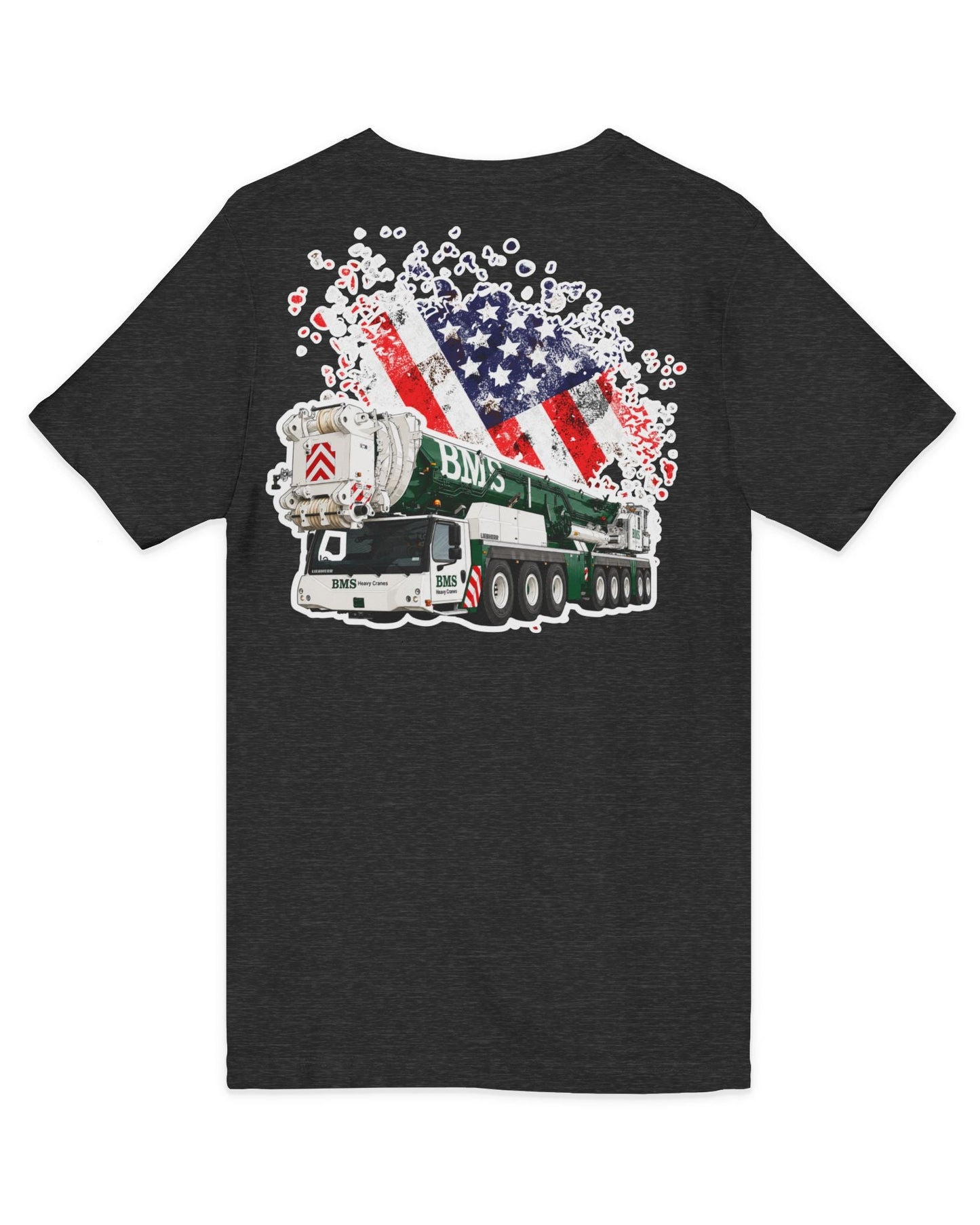 Crane V‑Neck Tee | American Flag | 4th July Series