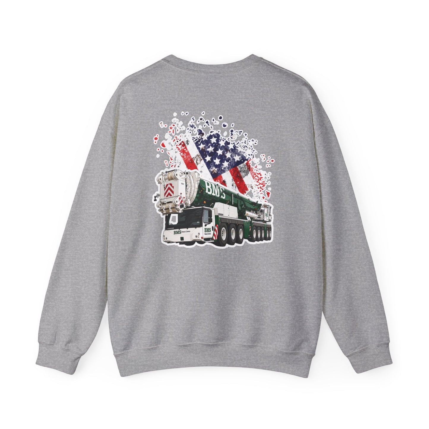 BMS | Crane Sweatshirt | American Flag | 4th July Series