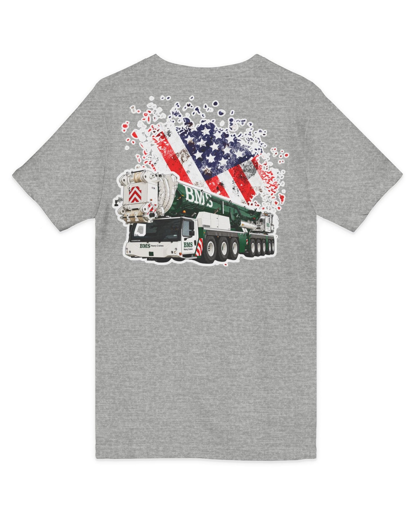 Crane V‑Neck Tee | American Flag | 4th July Series