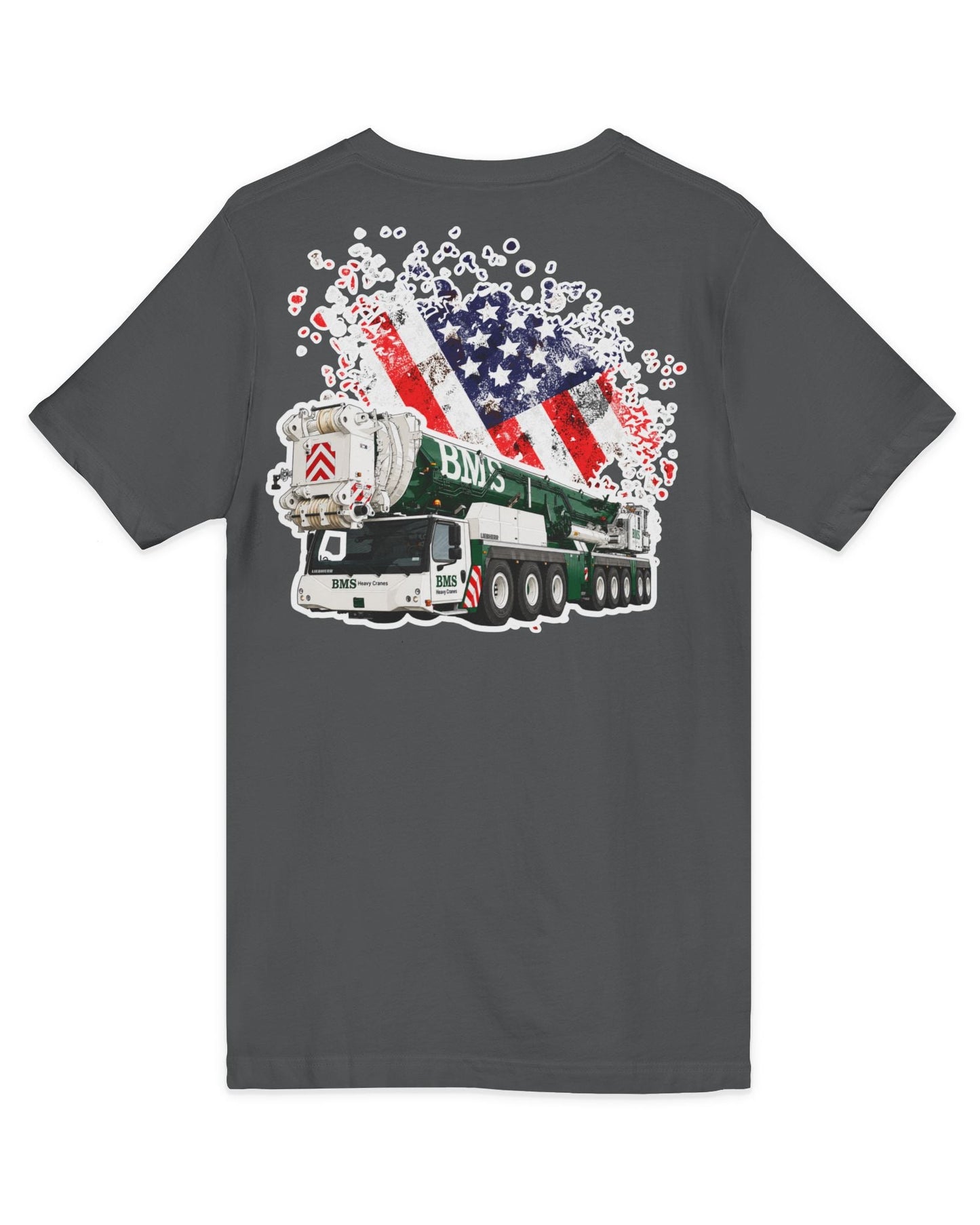Crane V‑Neck Tee | American Flag | 4th July Series