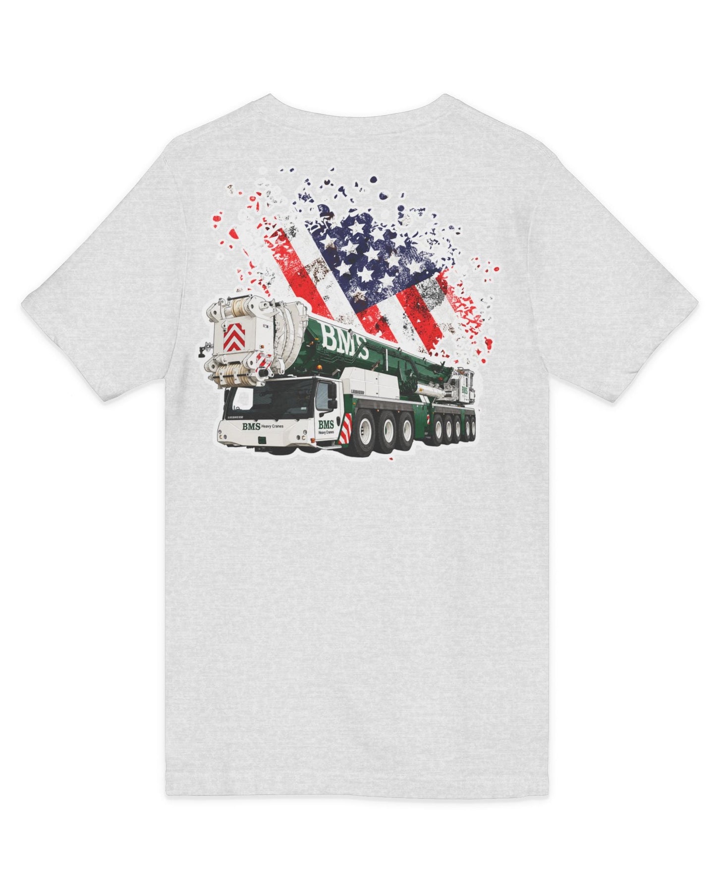 Crane V‑Neck Tee | American Flag | 4th July Series