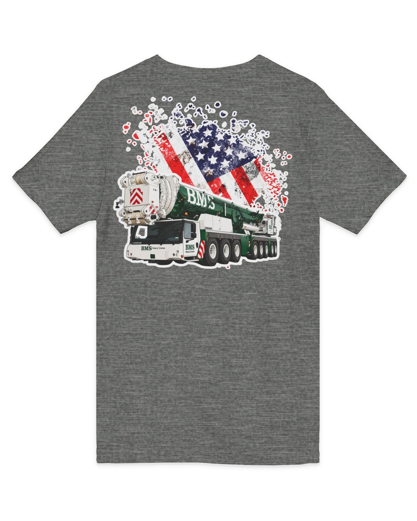 Crane V‑Neck Tee | American Flag | 4th July Series