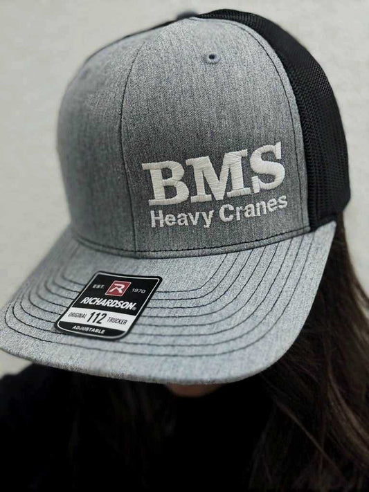 BMS | Black/Grey Trucker Hat | Mesh Back | Job-Site Series