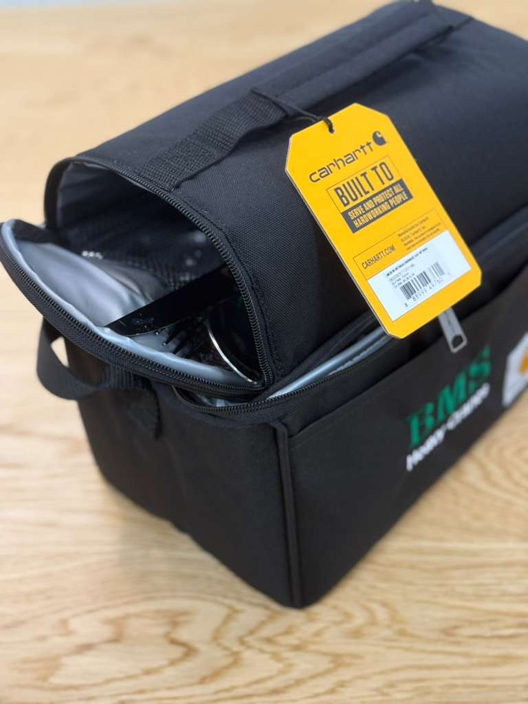 BMS | Black Cooler Bag | Thermal Lining | Job-Site Series