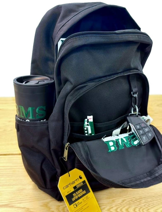 BMS | Black Carhartt 25L Backpack | Padded Laptop Sleeve