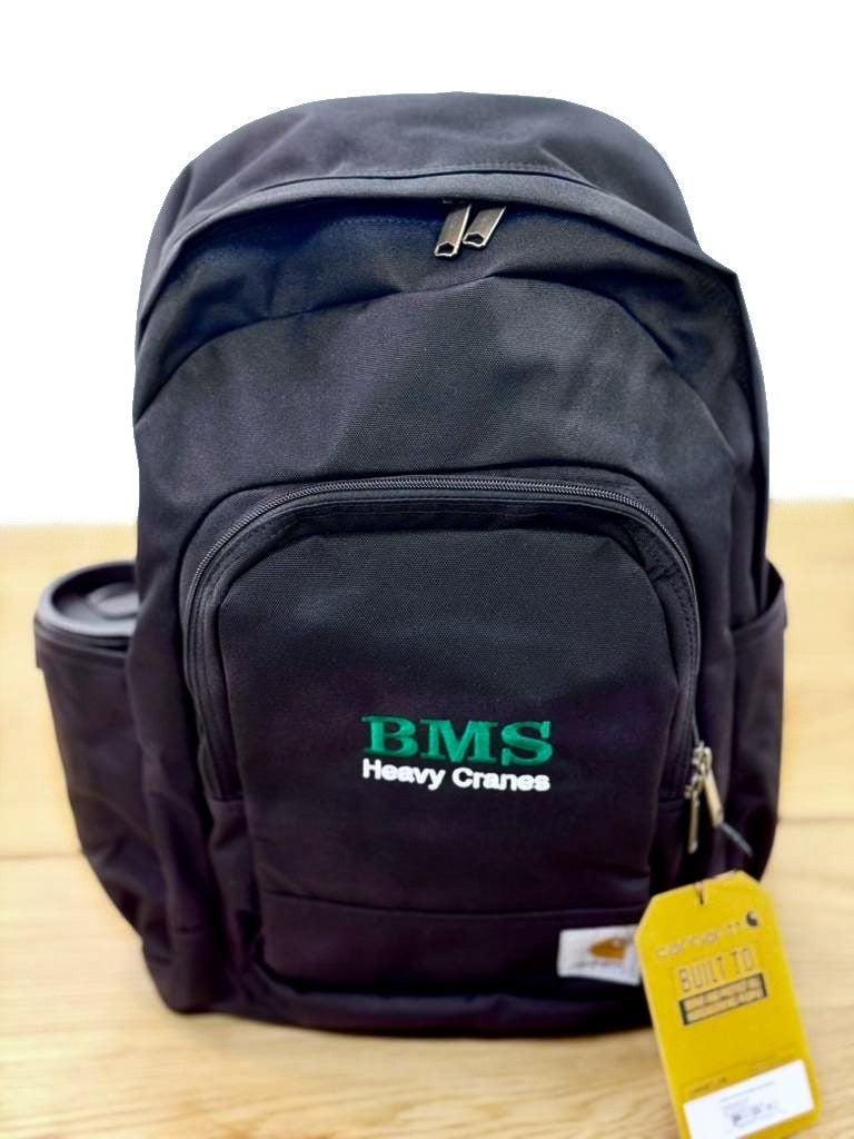 BMS | Black Carhartt 25L Backpack | Padded Laptop Sleeve