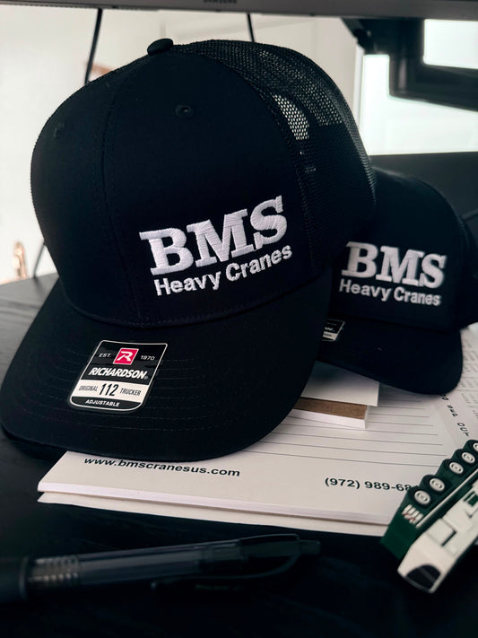 Black/White Trucker Hat | Mesh Back | Job-Site Series