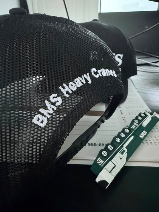 Black/White Trucker Hat | Mesh Back | Job-Site Series