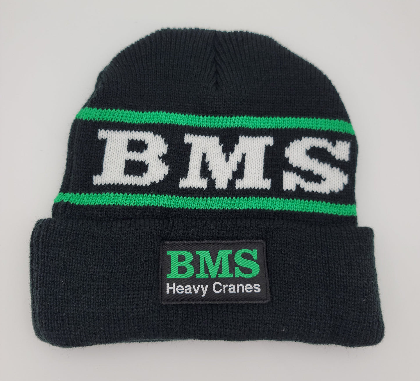 BMS Knitted Beanie (Black/Green)